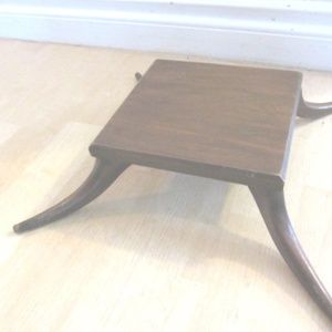 Handmade ANTIQUE SOLID WOODEN FOOT STEP SHOE STOOL